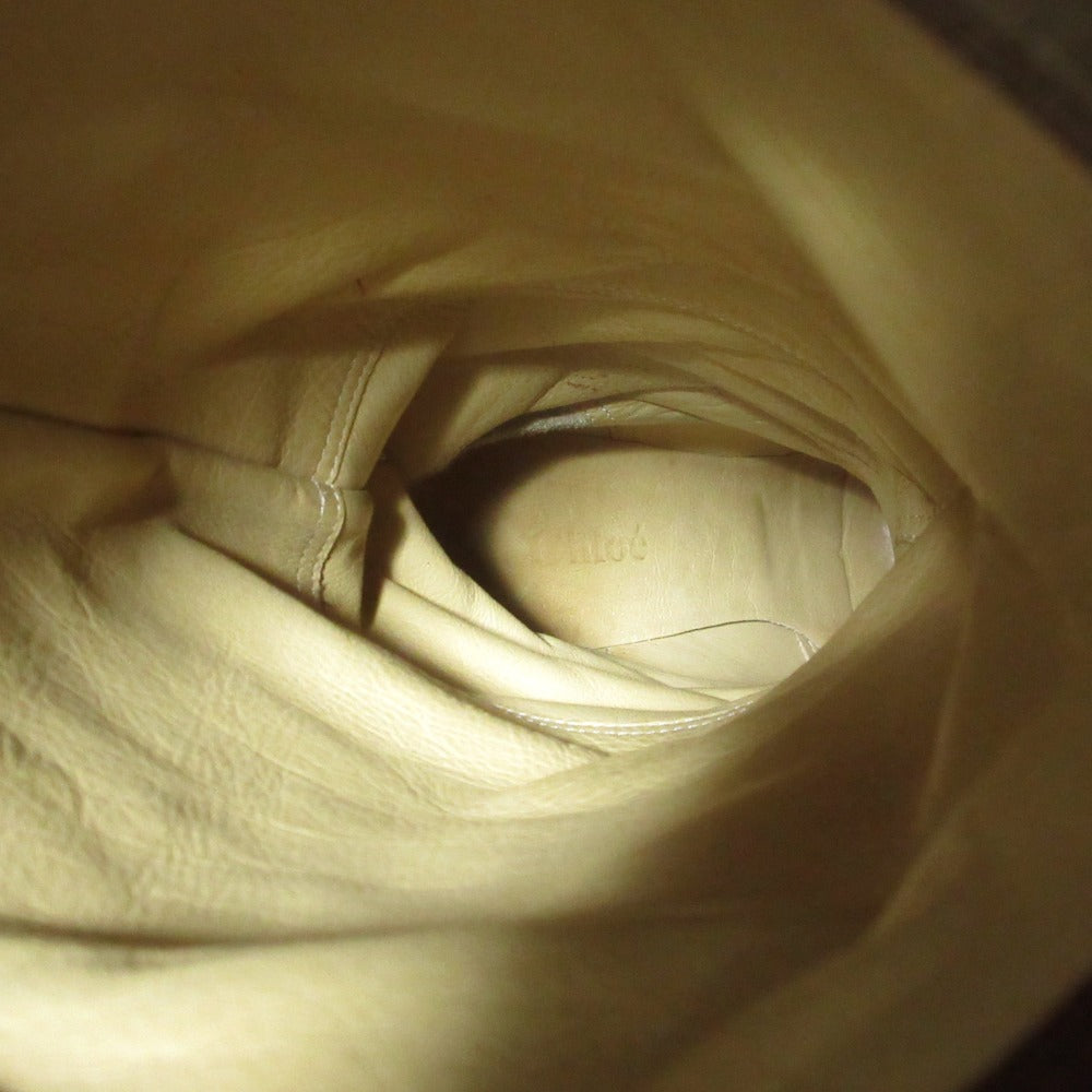 クロエ スエード レザー ロング ブーツ