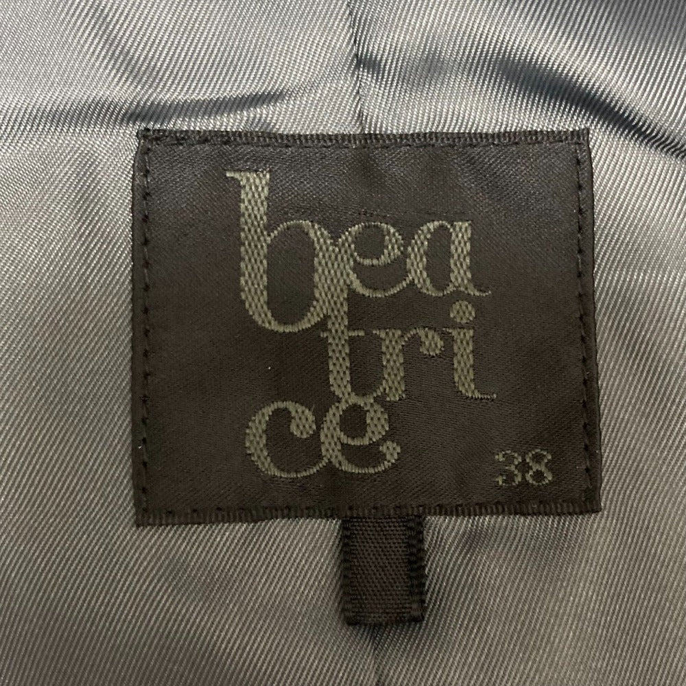 BEATRICE ラム レザー フーディッド ジャケット