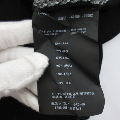 プラダ チェック ジャカード ウール セーター