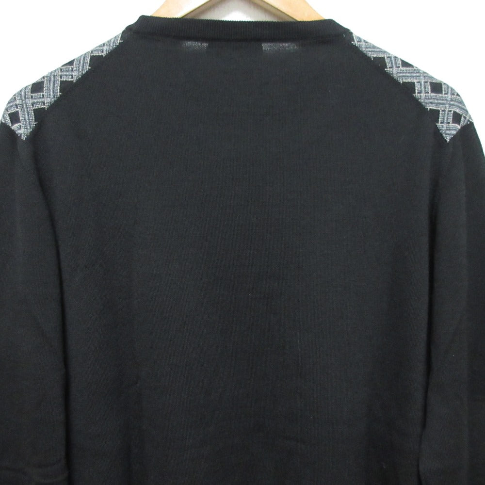 プラダ チェック ジャカード ウール セーター