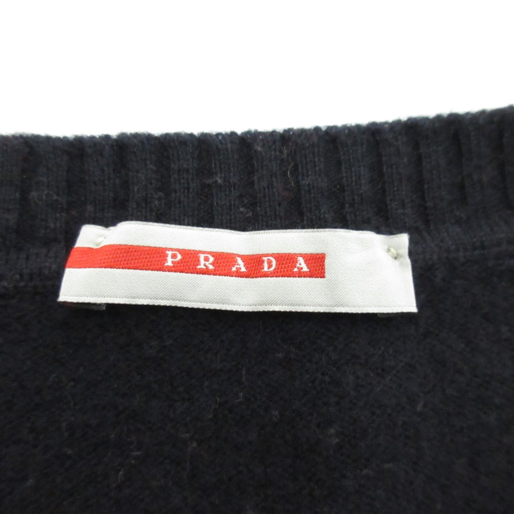プラダ スポーツ アーガイル ウール ニット セーター