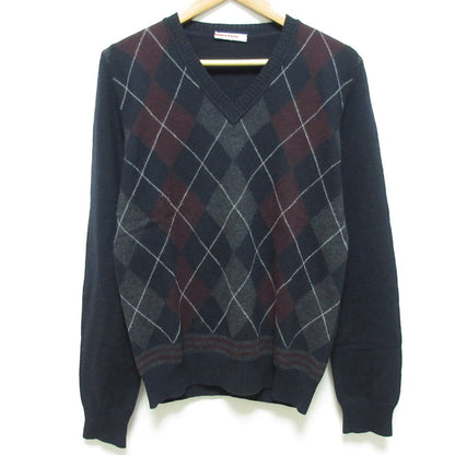 プラダ スポーツ アーガイル ウール ニット セーター