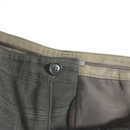AULA AILA チェック テーパード パンツ
