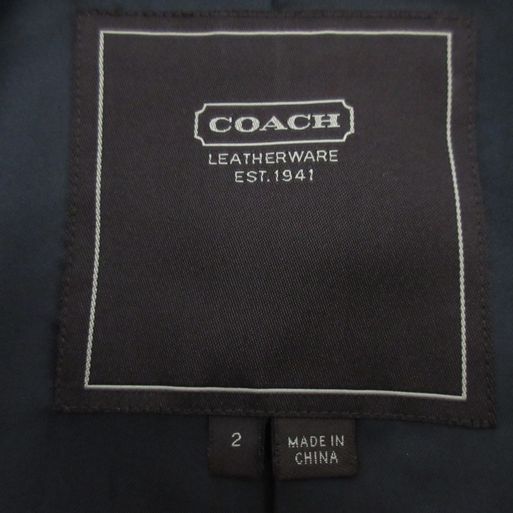 コーチ シングル ブレスト コート