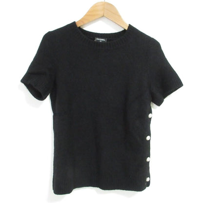 シャネル カシミヤショートスリーブニットセーター