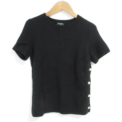 シャネル カシミヤショートスリーブニットセーター