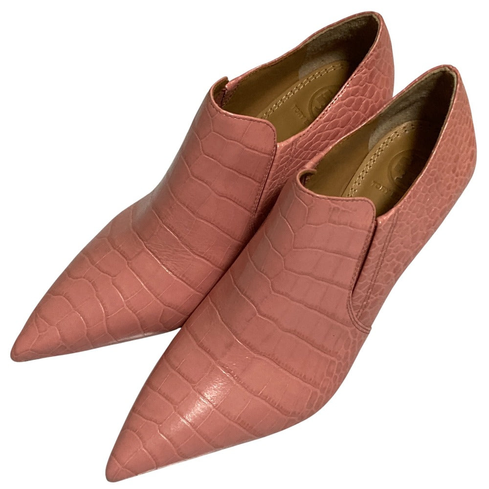 トリー バーチ クロコ エンボス ブーティー