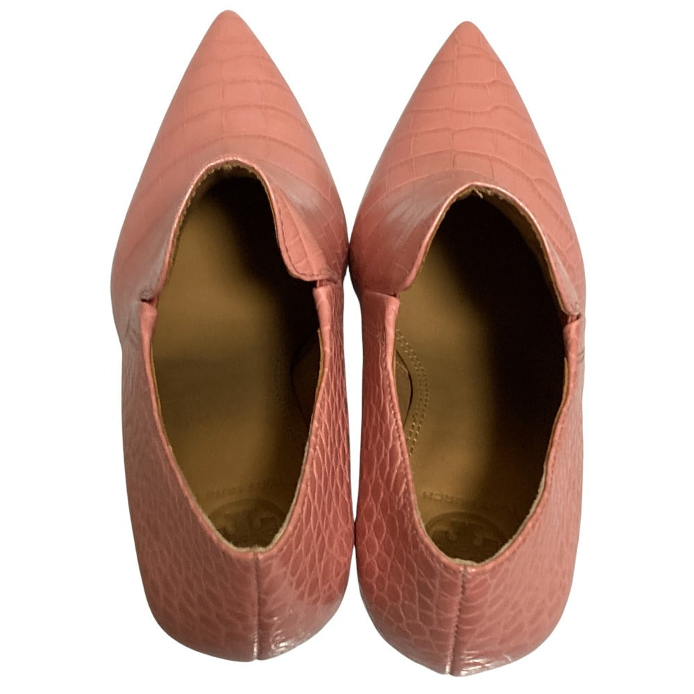 トリー バーチ クロコ エンボス ブーティー