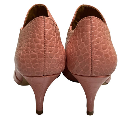 トリー バーチ クロコ エンボス ブーティー