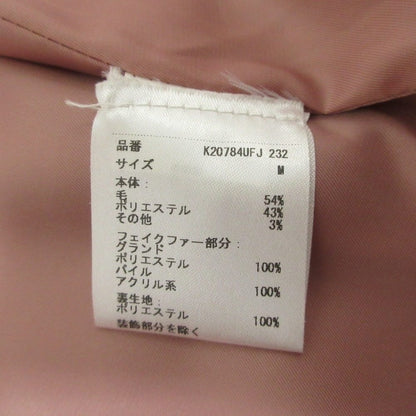 ケイトスペード ニューヨーク フェイク ファー ウール コート