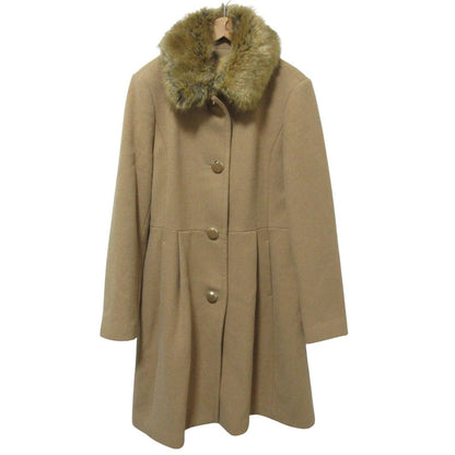 ケイト スペード ニューヨーク フェイク ファー ウール コート