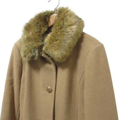 ケイト スペード ニューヨーク フェイク ファー ウール コート