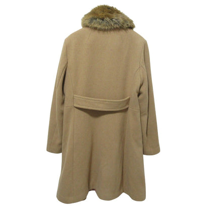 ケイト スペード ニューヨーク フェイク ファー ウール コート