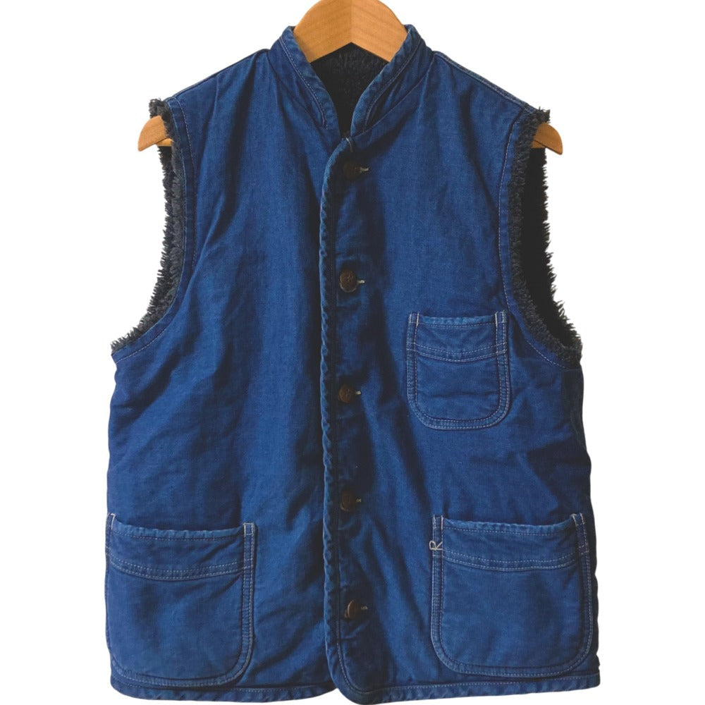 45R オコメ サテン×シープ ボア 908 ベスト