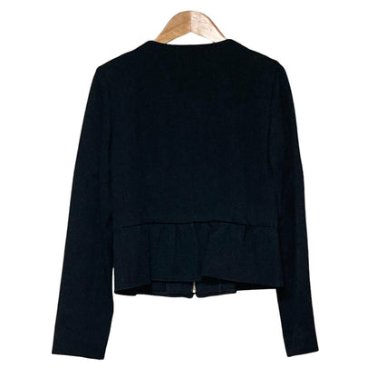 ANAYI ノー カラー ペプラム ジャケット セット アップ