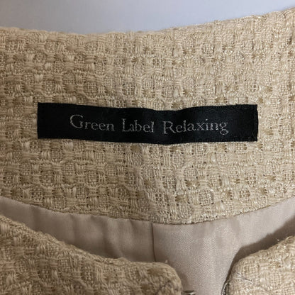 green label relaxing ツイードセットアップ