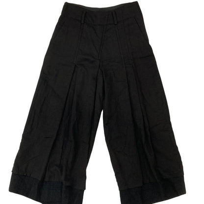 Y's COTTON WOOL ランダムタックパンツ