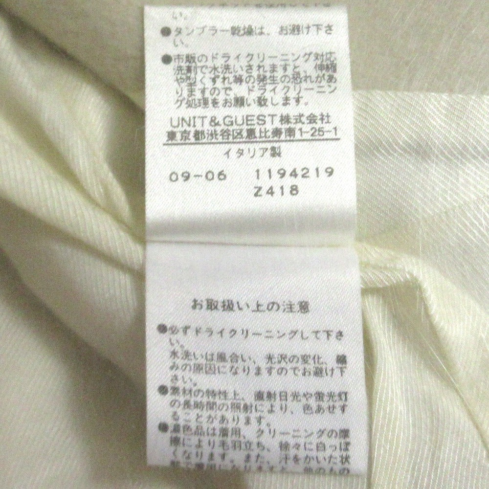 ステラ マッカートニー ウール カシミヤ ノーカラー ジャケット