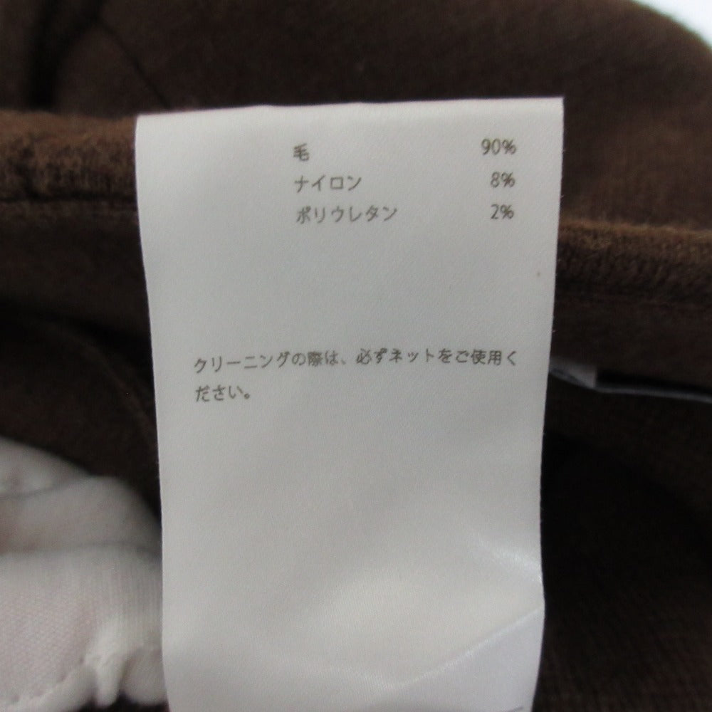 マディソンブルー ハイウエスト ラムウールショートパンツ