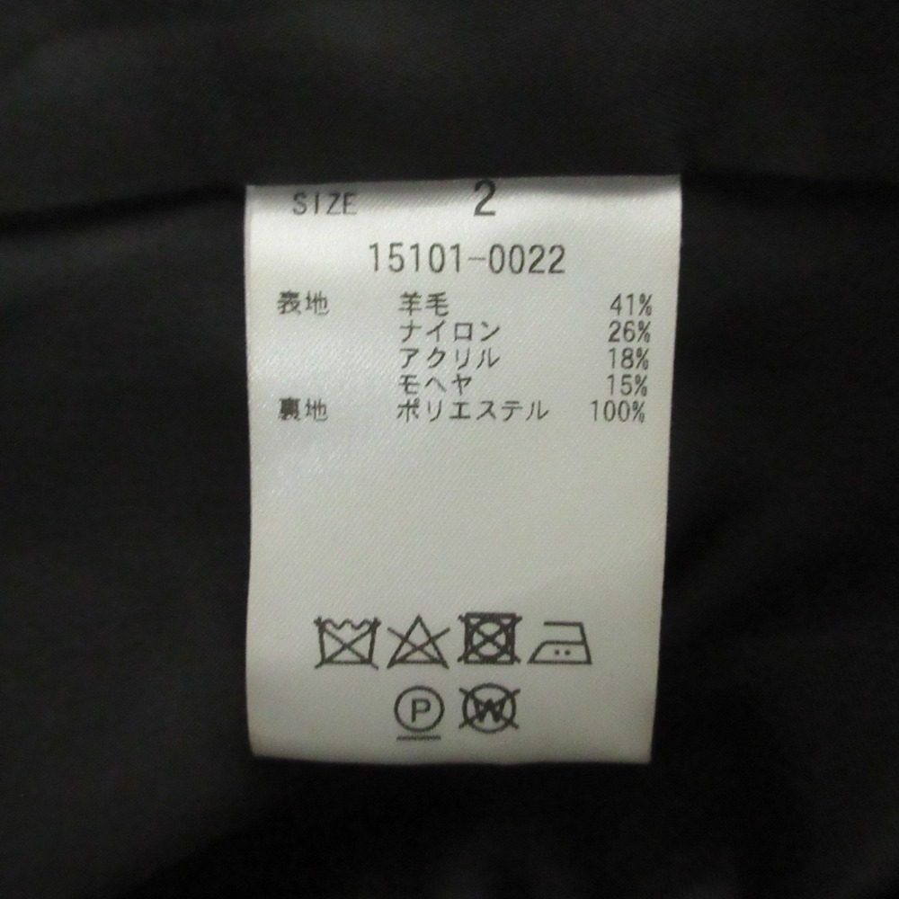 クラネ SHORT SHAGGY COCOON OVER COAT ウールコート