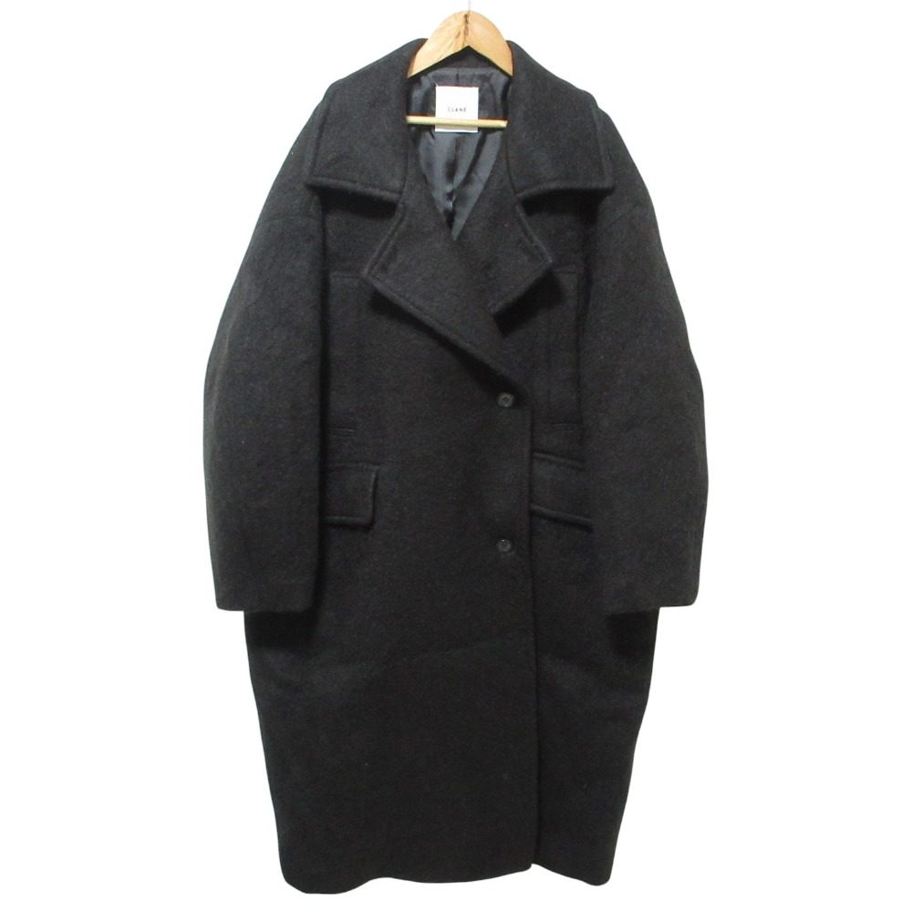 クラネ SHORT SHAGGY COCOON OVER COAT ウールコート