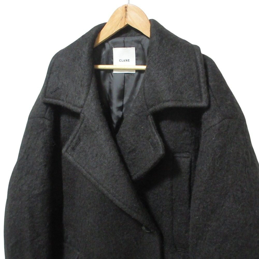 クラネ SHORT SHAGGY COCOON OVER COAT ウールコート