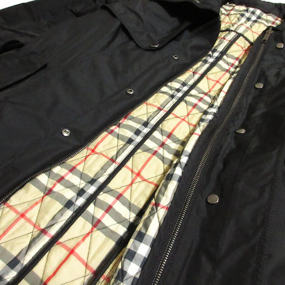 バーバリー ロンドン ノバ チェック キルティング ライナー モッズ コート