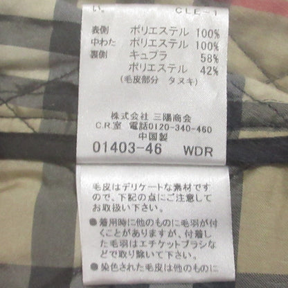 バーバリー ロンドン ノバ チェック キルティング ライナー モッズ コート