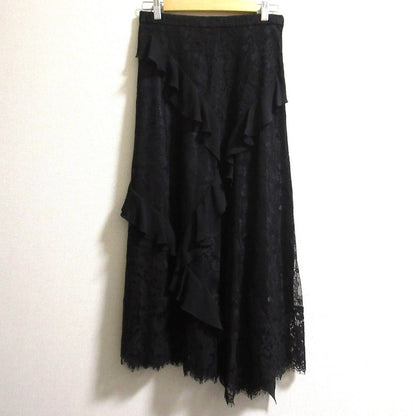GRACE CONTINENTAL シフォン トリミング レース スカート
