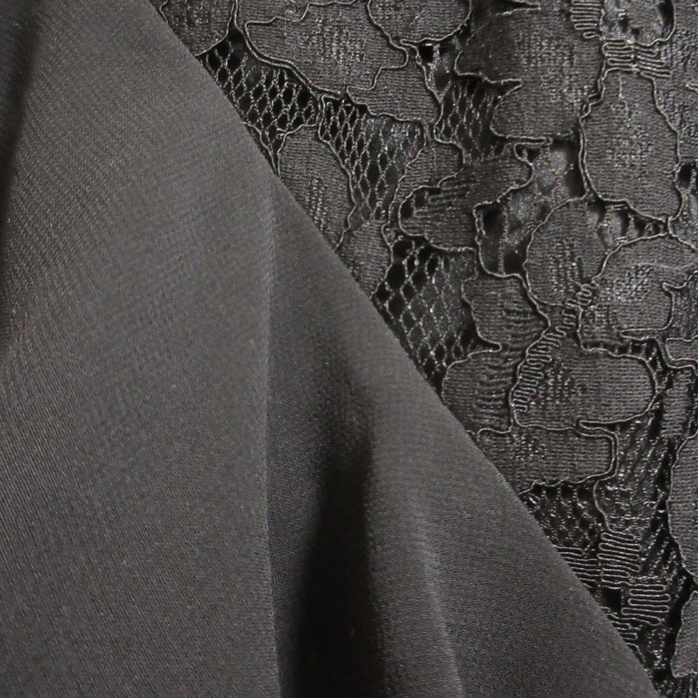 GRACE CONTINENTAL シフォン トリミング レース スカート
