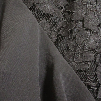GRACE CONTINENTAL シフォン トリミング レース スカート