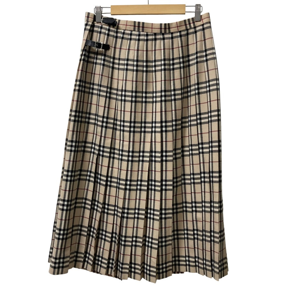 バーバリー ロンドン ノバ チェック ロング スカート