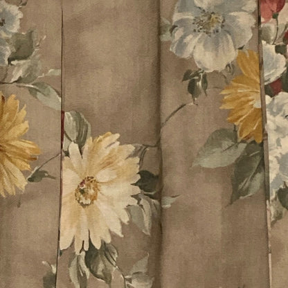 バーバリーズ ヴィンテージ フラワー プリント プリーツ スカート