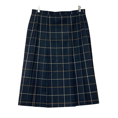 バーバリーズ ヴィンテージ チェック ボックス プリーツ スカート
