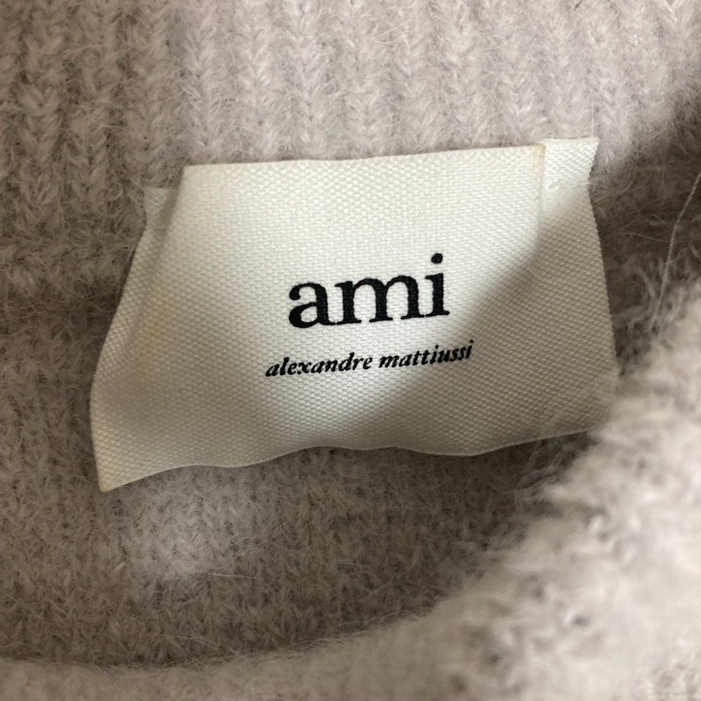 アミアレクサンドルマテュッシ OFF WHITE ADC SWEATER アルパカニットセーター