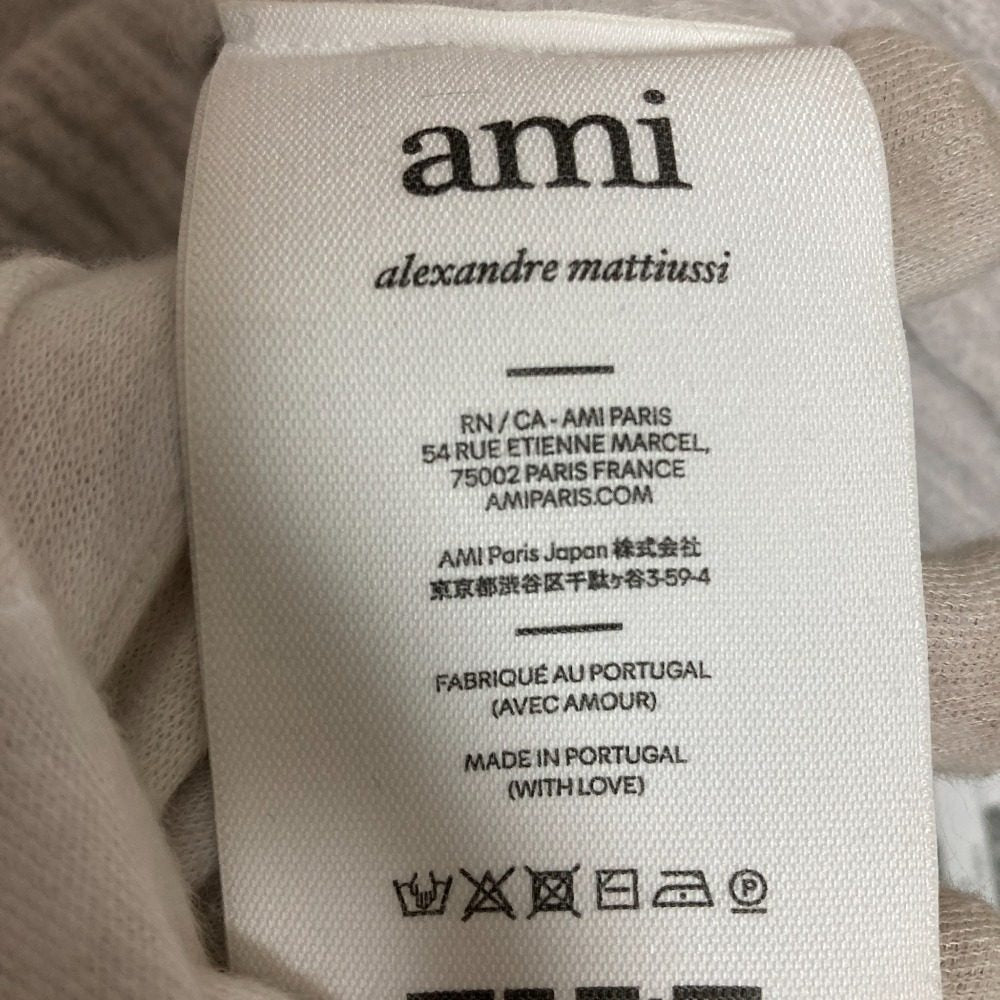 アミアレクサンドルマテュッシ OFF WHITE ADC SWEATER アルパカニットセーター