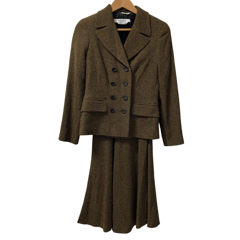 Max Mara ハウンドトゥース 2way ドレス アンサンブル