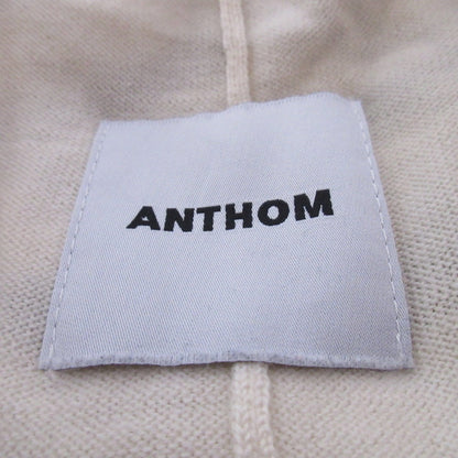 ANTHOM Vネックボーダーニットプルオーバー