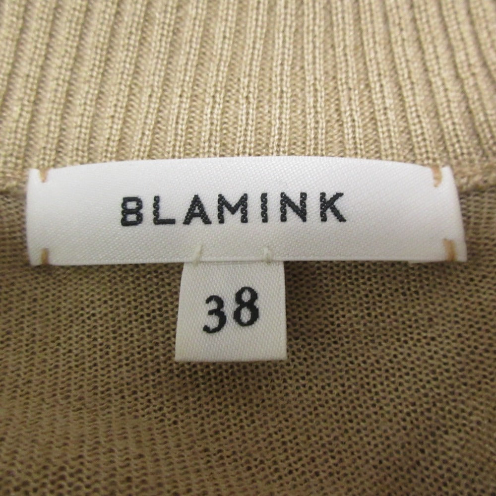 BLAMINK Vネックニットカーディガン カシミヤカーディガン