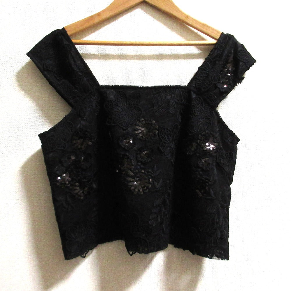 ダイアグラム チュール刺繍タンクトップ