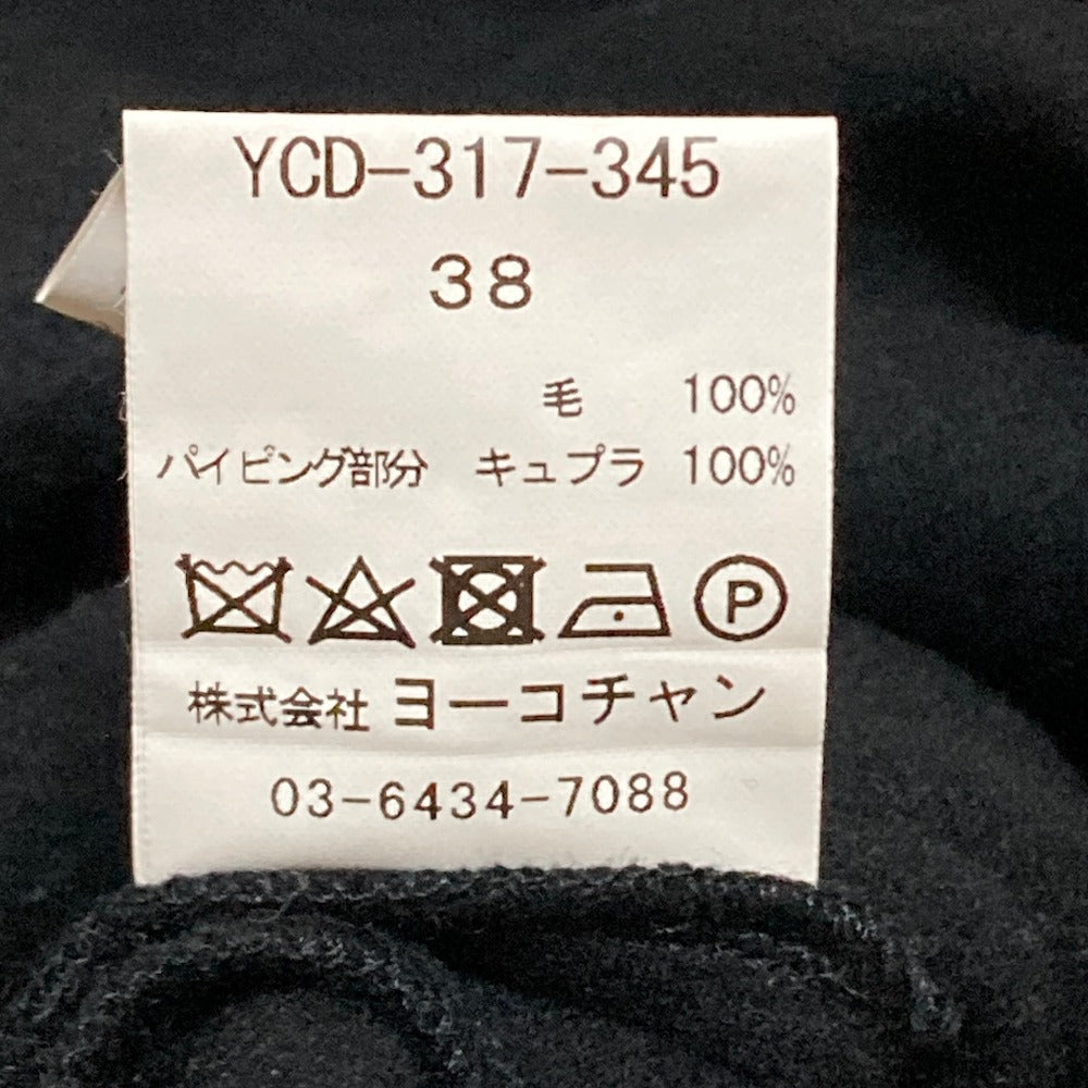 ヨーコチャン ウールノースリーブミニドレス