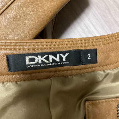 DKNY ラム レザー ライダース ジャケット