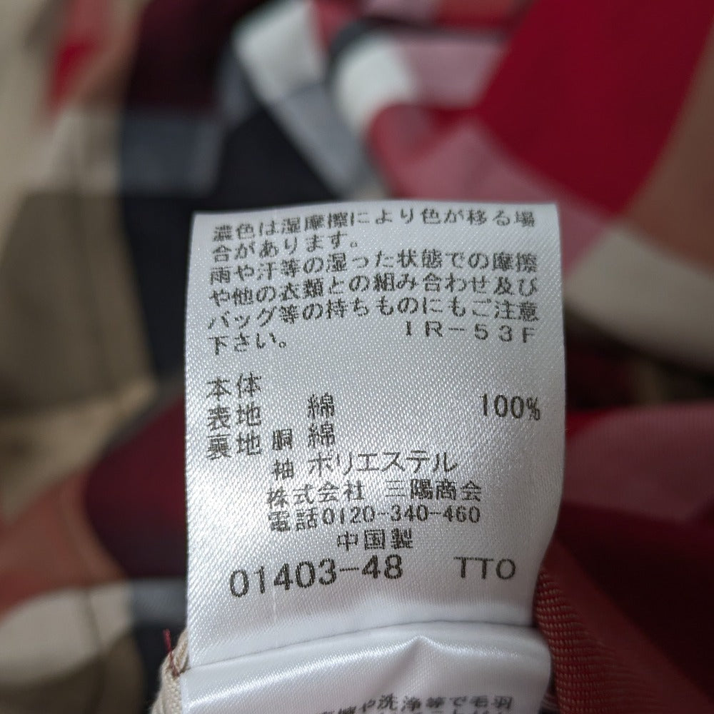 ブルーレーベルクレストブリッジ チェックライナートレンチコート