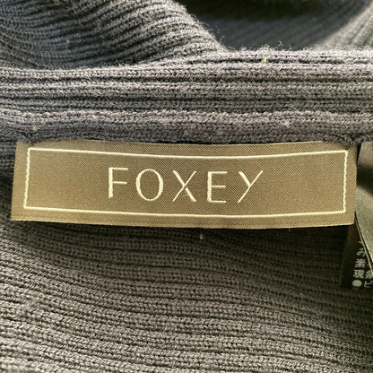 FOXEY ロングニットカーディガン