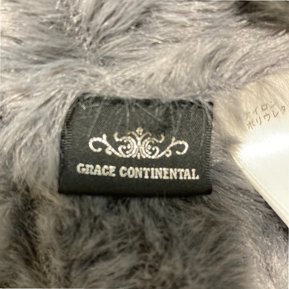 GRACE CONTINENTAL フェザー スリーブ ニット カーディガン