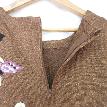 トヨコサイトウ 蝶々刺繍ニットワンピース