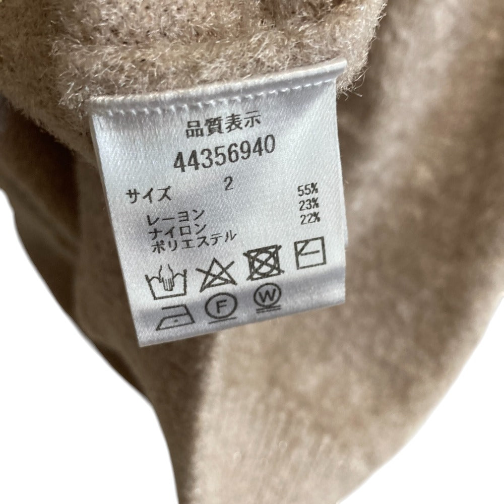 ジャスグリッティー 24AW ラメベロアフレンチプルオーバーニットカットソー