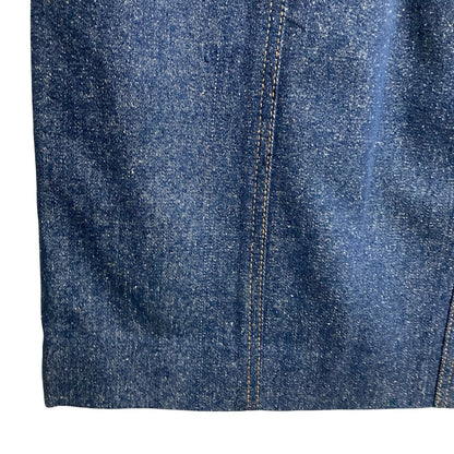 レオナール フラワー刺繍デニムセットアップ
