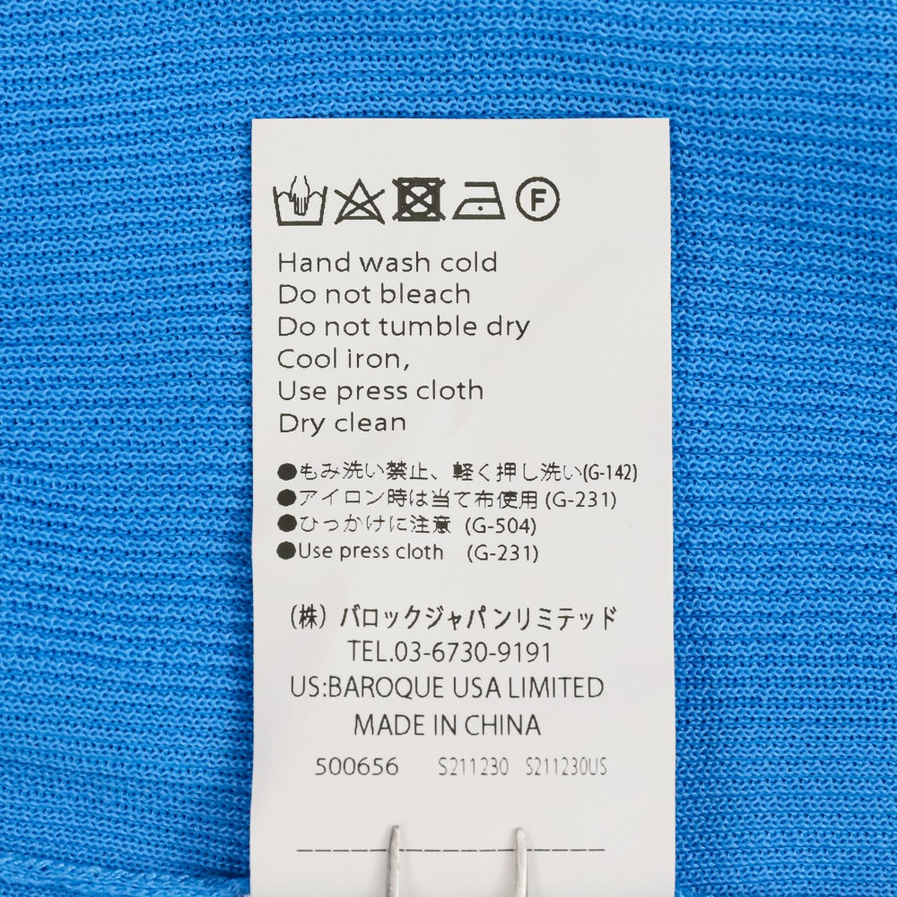 エンフォルド RIB STAND NECK HALF SLEEVE ニットトップス