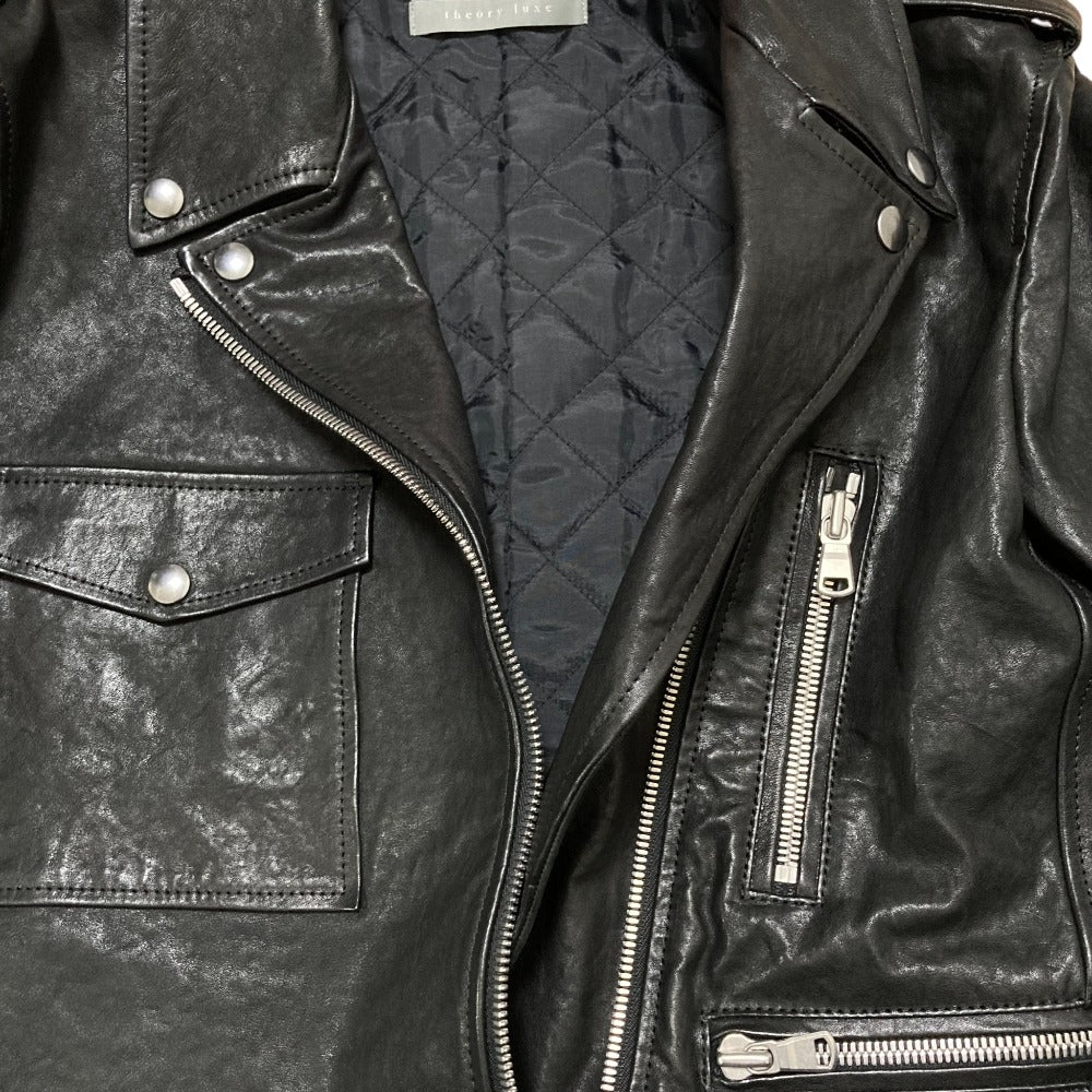 セオリーリュクス HARL LEATHER SONNY レザーライダースジャケット